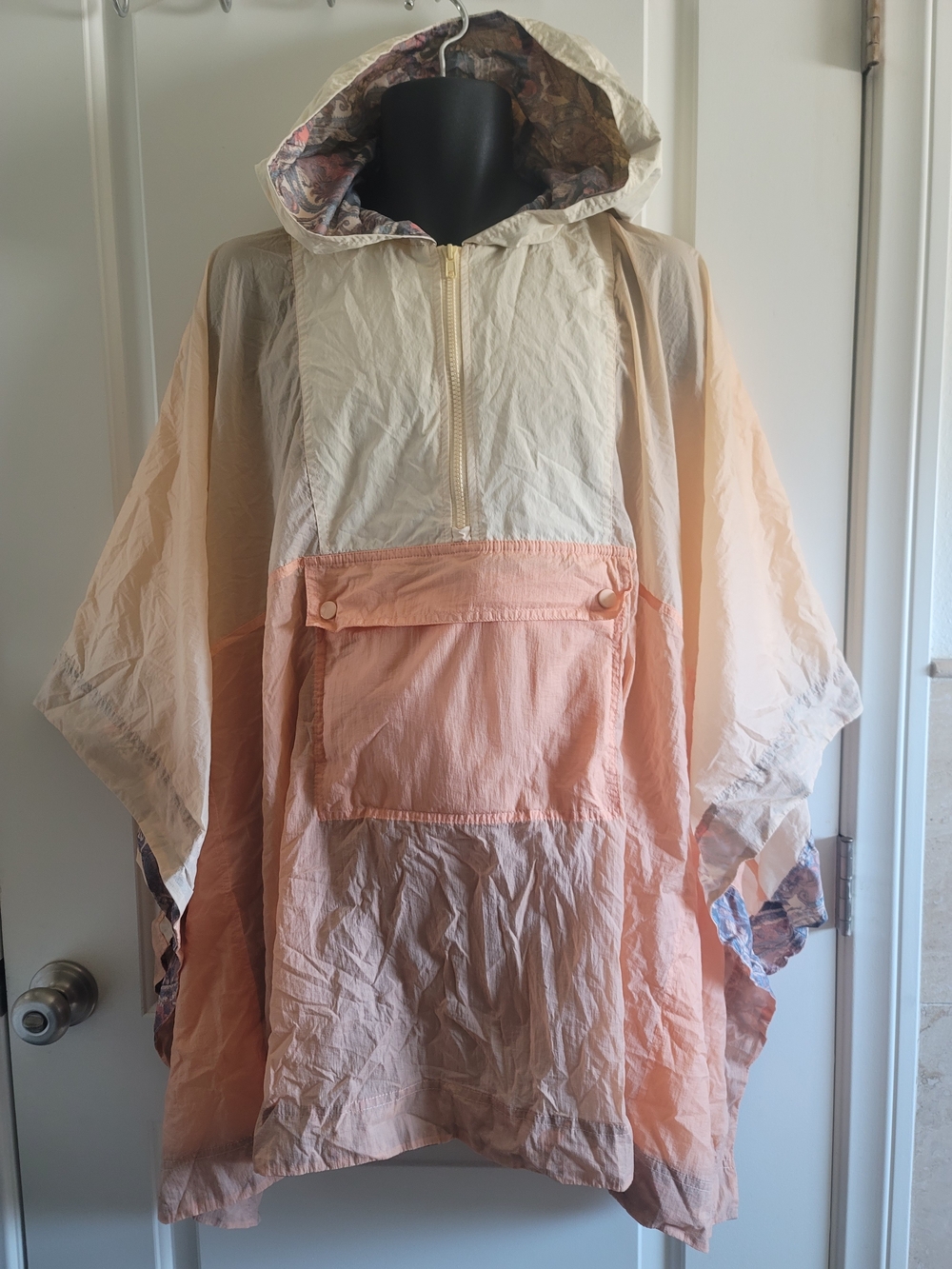 Free People Poncho Jacket/Windbreaker